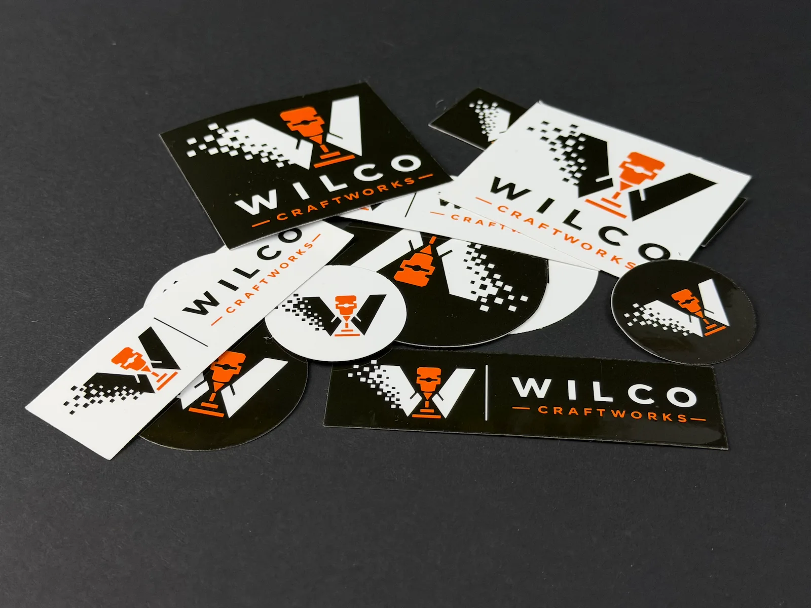 Wilco Craftworks sticker assortment